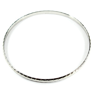 Stainless Steel Thin Twist Bangle