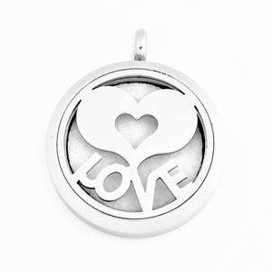 Stainless Steel Love Tree Scent Pendant
