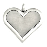Stainless Steel Vine Heart Scent Pendant