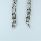 Stainless Steel Wide Figaro Chain 60cm