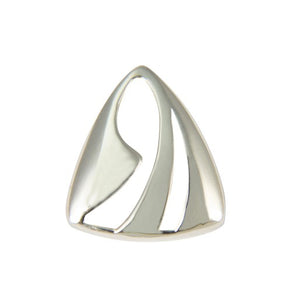 Sterling Silver Cut Out Triangle Pendant