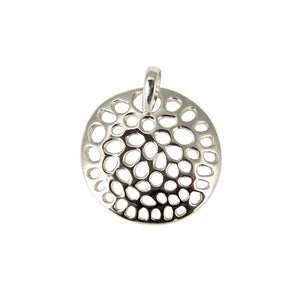 Sterling Silver Holed Disc Pendant