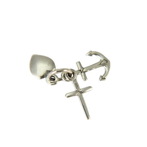 Sterling Silver Hope Faith & Charity Pendant