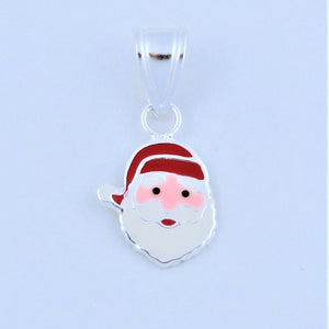 Sterling Silver Small Santa Pendant