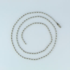 Stainless Steel Oval Ball Chain 60cm