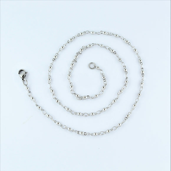 Stainless Steel Ball Chain 44cm