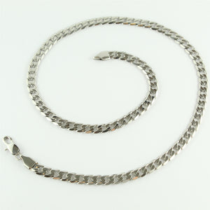 Stainless Steel Flat Curb Chain 45cm