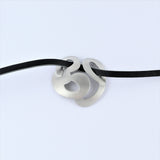 Stainless Steel Swirl on Cord 41-45cm