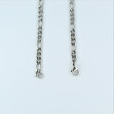 Stainless Steel Figaro Chain 45cm