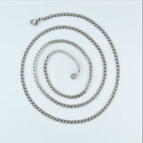 Stainless Steel Flat Curb Chain 76cm