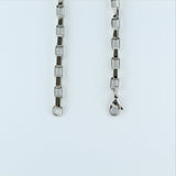 Stainless Steel Square Chain 55cm