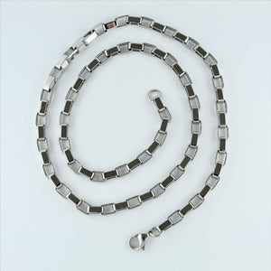 Stainless Steel Square Chain 55cm