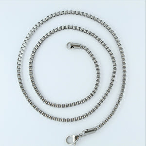 Stainless Steel Box Chain 60cm