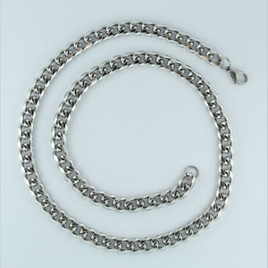 Stainless Steel Flat Curb Chain 60cm