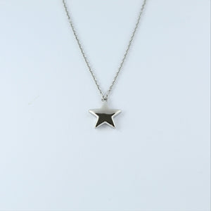 Stainless Steel Star on Chain 45cm