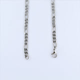 Stainless Steel Figaro Chain 55cm