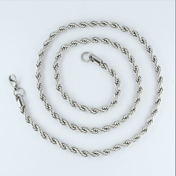 Stainless Steel Rope Chain 75cm