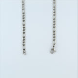 Stainless Steel Figaro Chain 60cm
