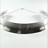 Stainless Steel Ridged Collier