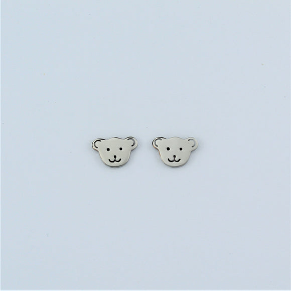 Stainless Steel Bear Earrings