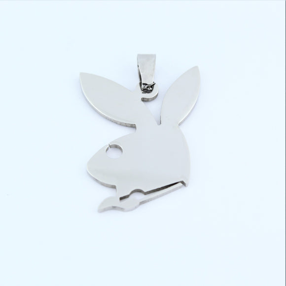 Stainless Steel Bunny Pendant