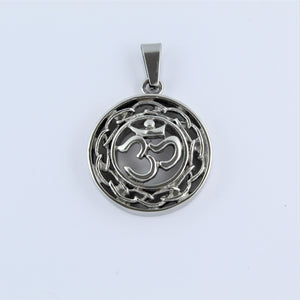 Stainless Steel Ohm Pendant