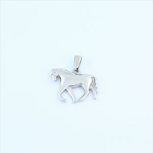 Stainless Steel Horse Pendant